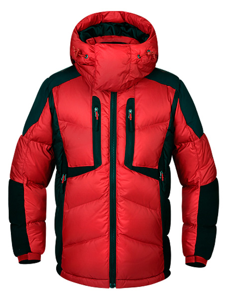 西安男款红色羽绒服定制,团购羽绒服订做批发厂家