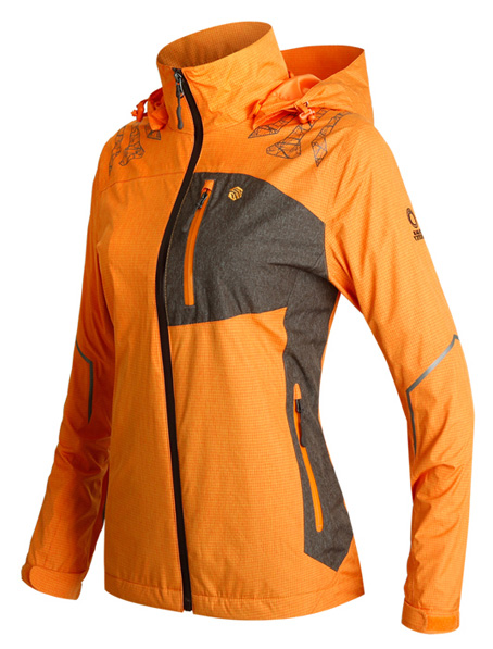 荆州冲锋衣代工厂家,橘黄色冲锋衣批发定做