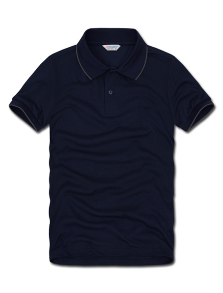 山东定做黑色polo衫,翻领polo衫哪个公司好